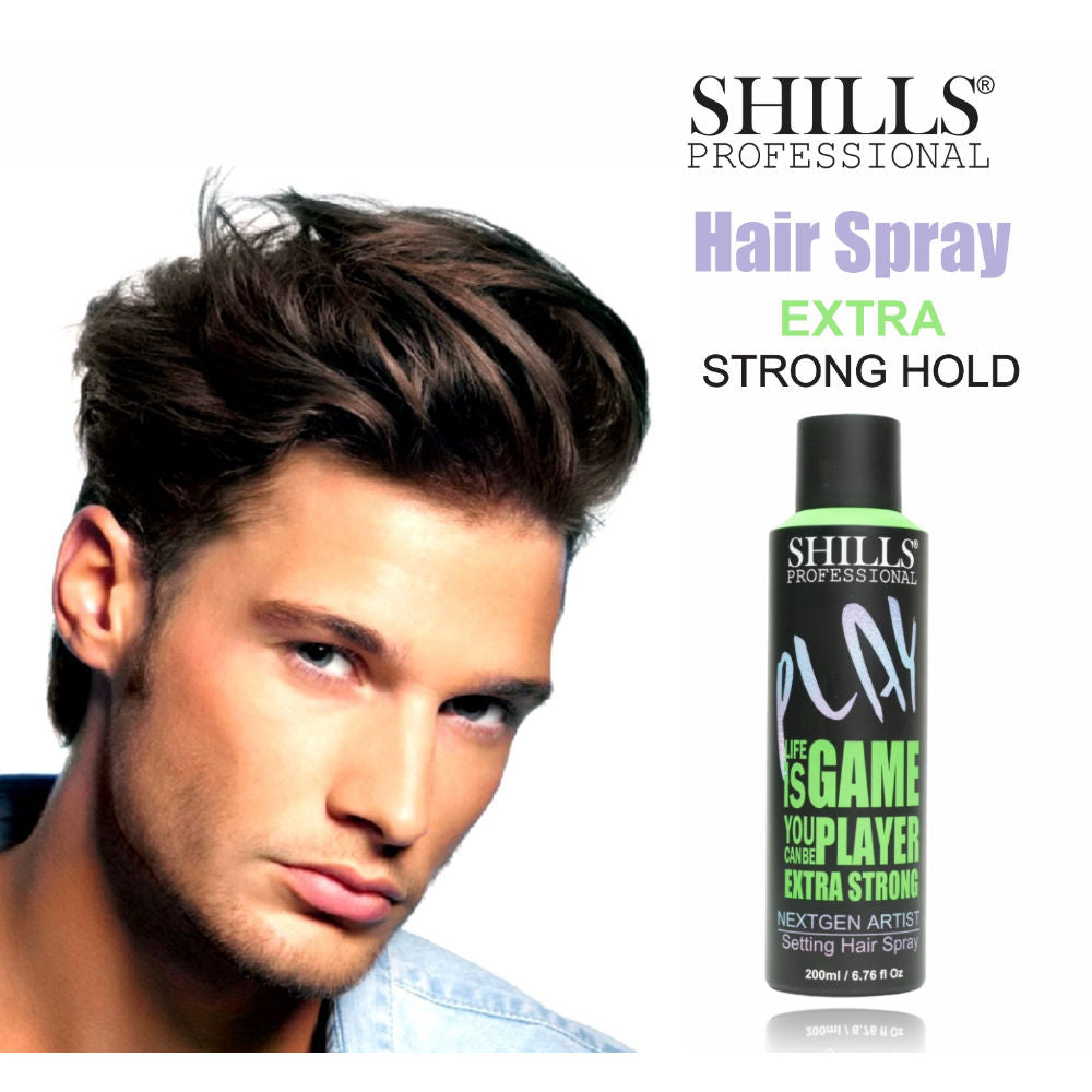 shills professional play extra strong hair spray