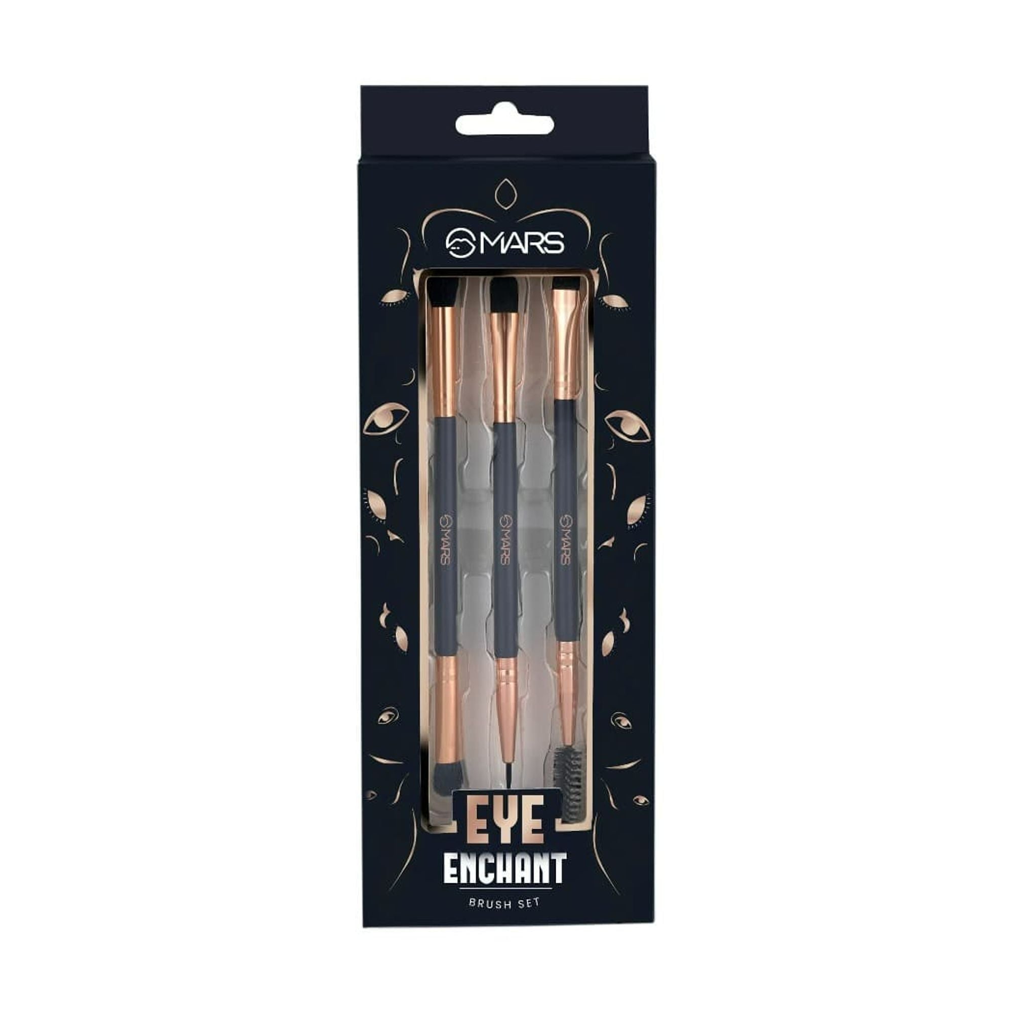 MARS Cosmetics Eye Enchanted Brush - Set of 3 - Distacart