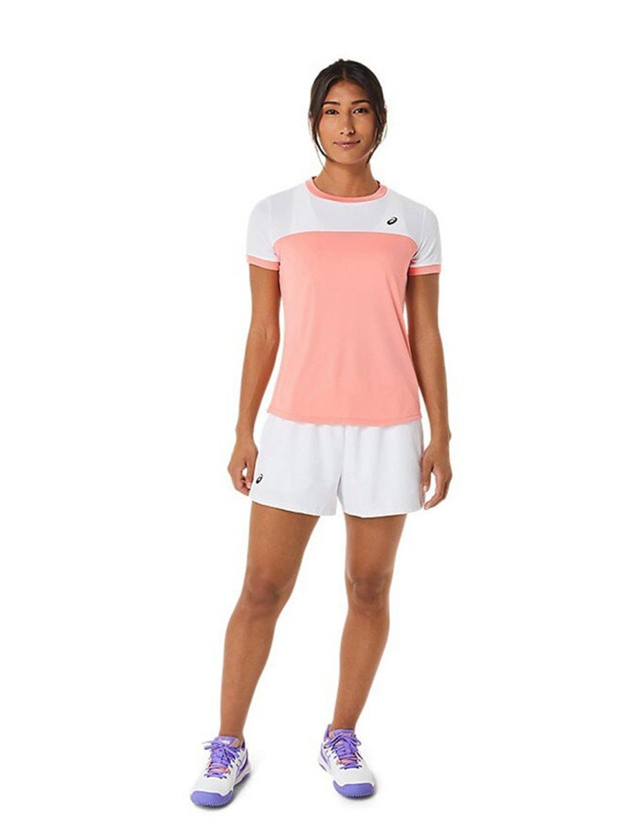 ASICS Court SS Colourblocked Short Sleeved T-Shirt - Distacart