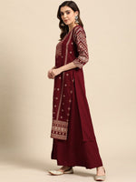Thumbnail for All About You Women Ethnic Motifs Printed Kurta with Palazzos & Dupatta - Distacart