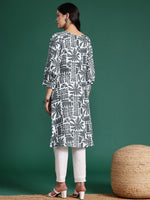 Thumbnail for Sangria Women Ethnic Motifs Printed Kurta