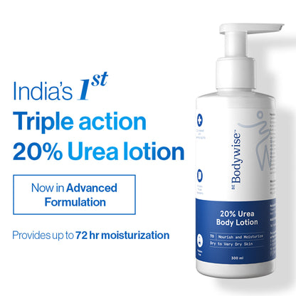 Be Bodywise 20% Urea Body Lotion - Advanced Formulation