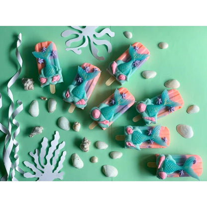 The Sass Bar Seascape Mermaid Popsicle Soap - Distacart