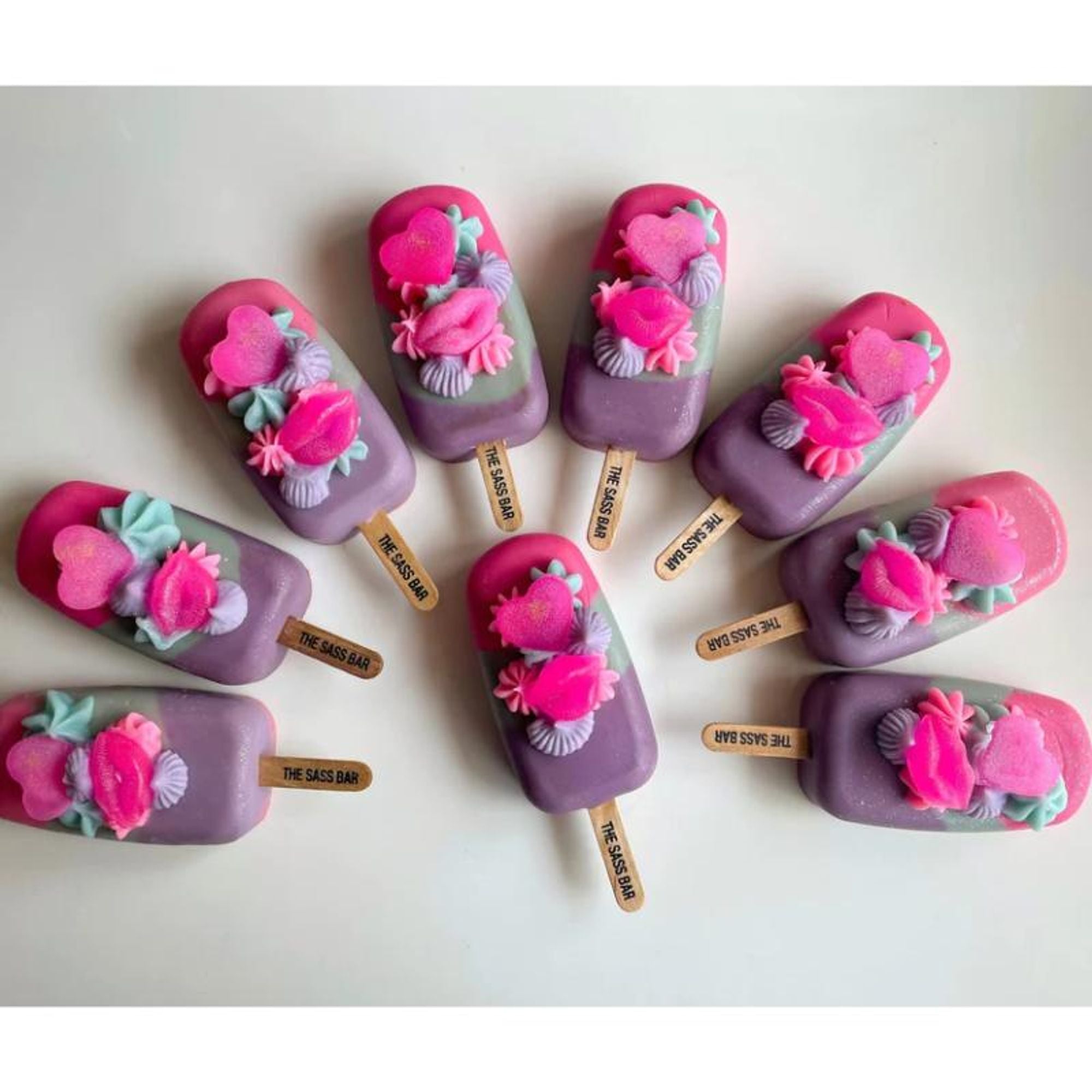 The Sass Bar Flower Bomb Popsicle Soap - Distacart