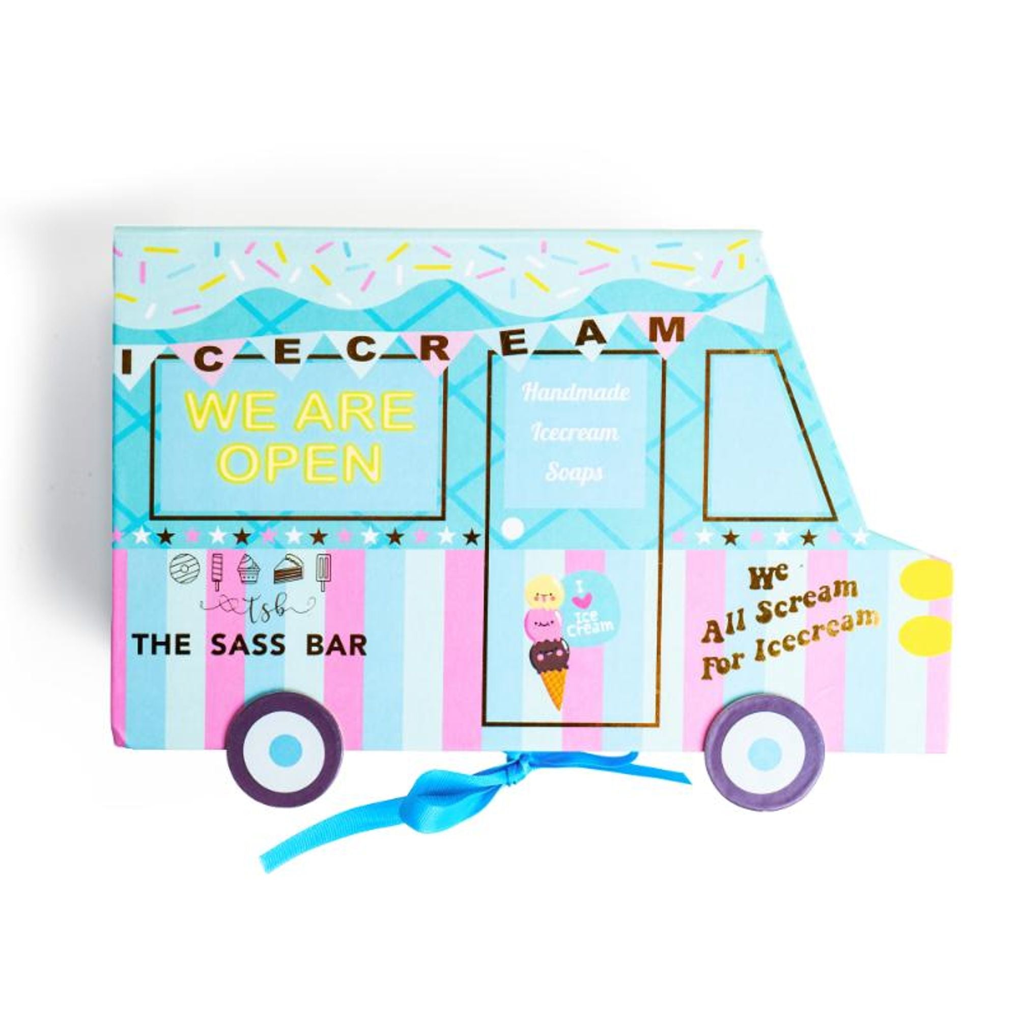 The Sass Bar Ice-Cream Truck Soap Gift Box - Distacart