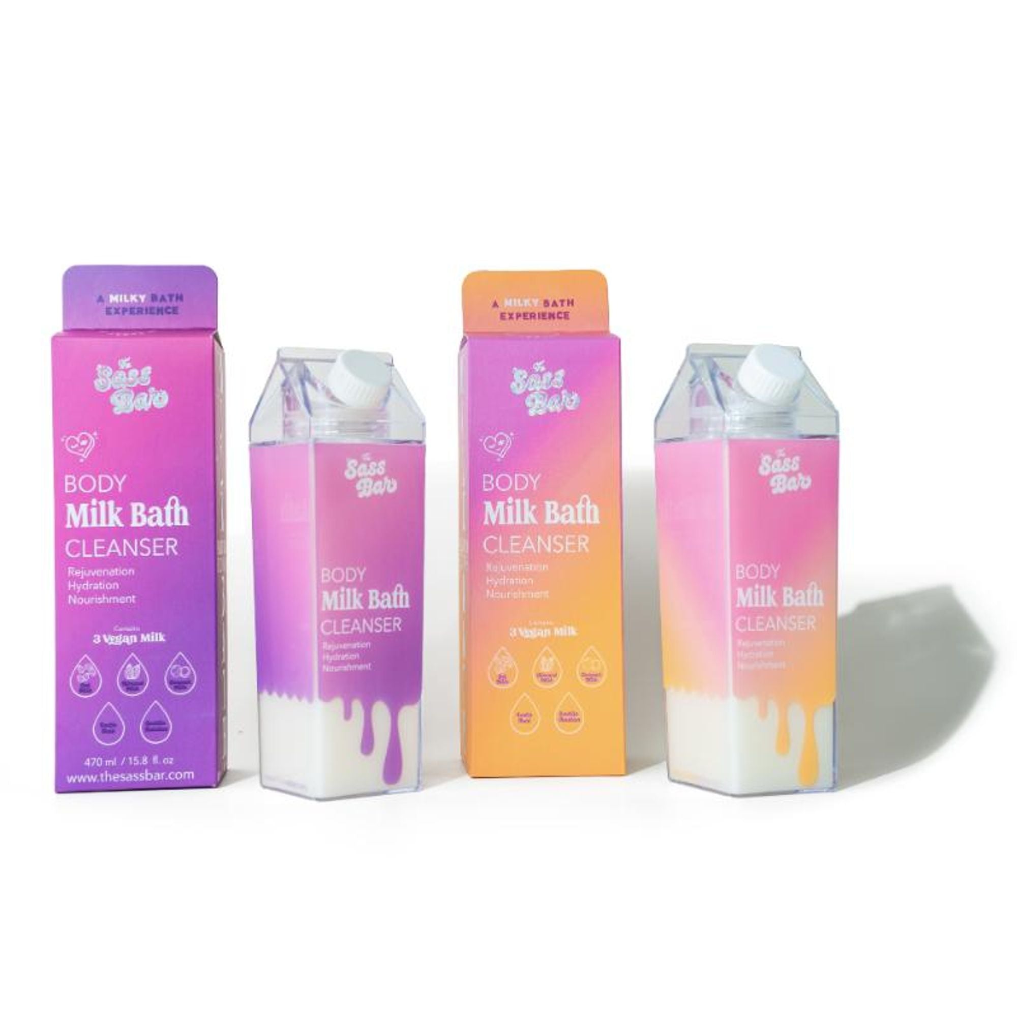 The Sass Bar Dawn & Dusk Duo Bodywash Cleanser
