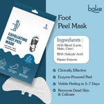 Thumbnail for Bake AHA + BHA Peeling & Exfoliating Foot Mask