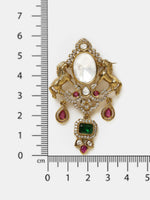 Thumbnail for Ruby Raang Emerald Grace Brooch - Distacart