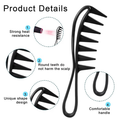 Bronson Professional Shower Detangler Hair Comb - Dista