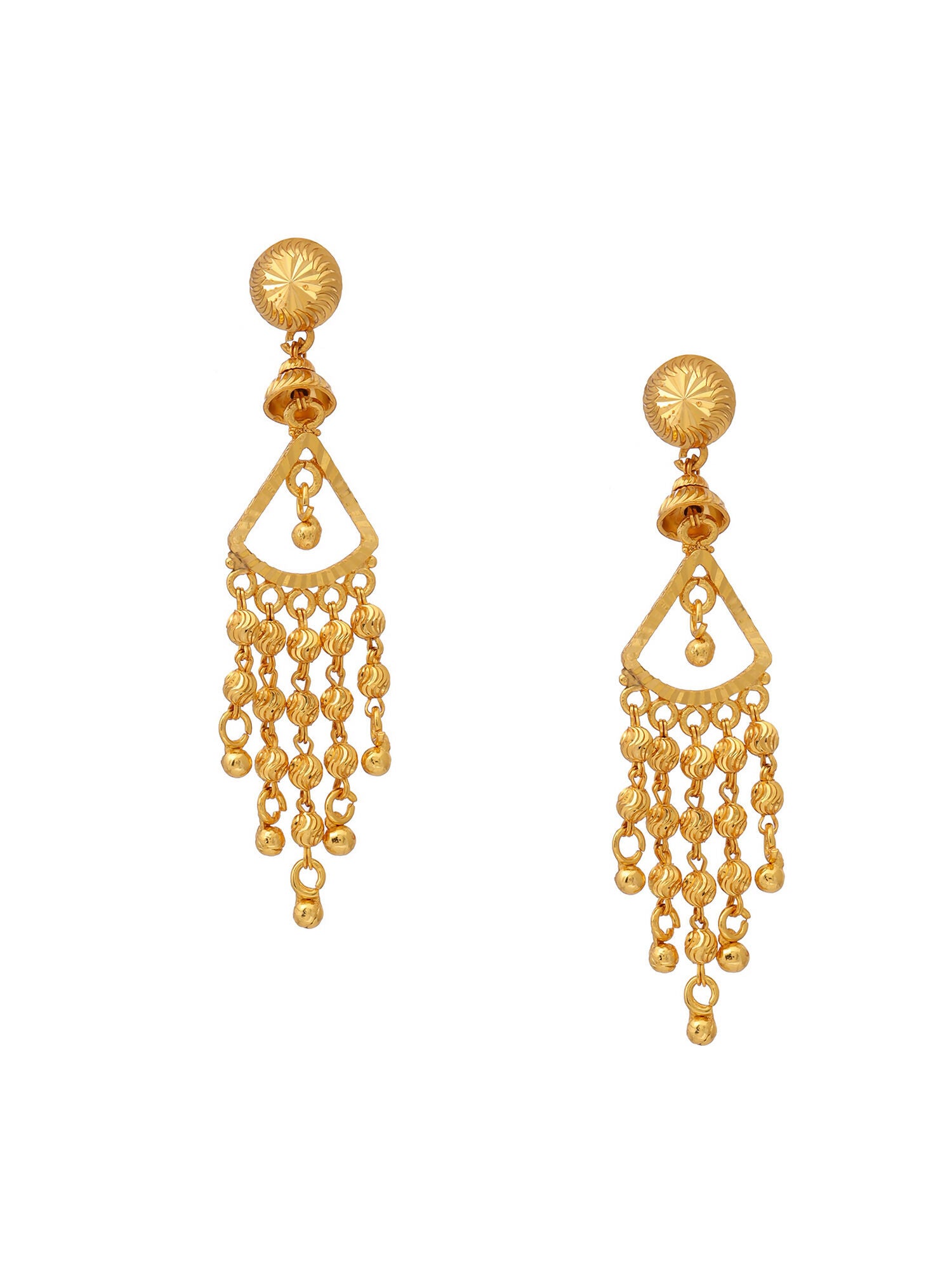 Ruby Raang Gold Dangler Earrings
