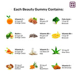 Thumbnail for What's Up Wellness Beauty Gummies With Biotin, Zinc, Folic Acid For Hair, Skin & Nails - Distacart