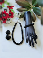 Thumbnail for Inhanns Rangshine 4-In-1 Crystal Glam Set - Handmade - Black - Distacart