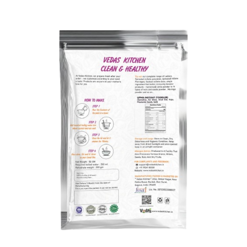 Vedas Kitchen Upma Instant (Toddlers) - Dista