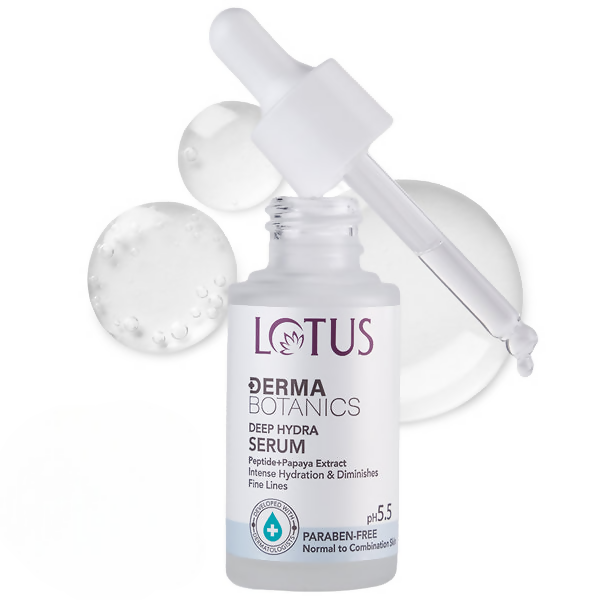 Lotus DermaBotanics Deep Hydra Face Serum - Distacart