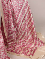 Thumbnail for Vastranavya Salmon Tussar Silk Printed Saree with Unstitched Blouse - Distacart