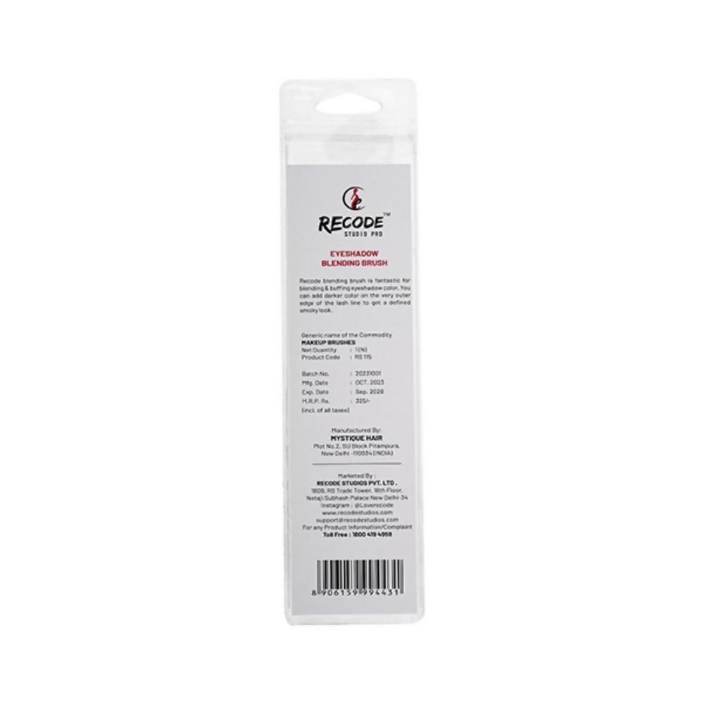 Recode Eyeshadow Blending Brush - RS 115 - Distacart