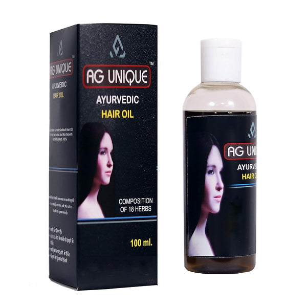 Ag Unique Ayurvedic Hair Oil - Distacart