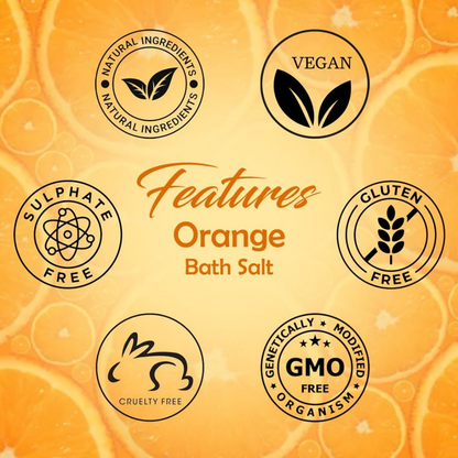 VedicAyurveda Orange Bath Salt - Dista