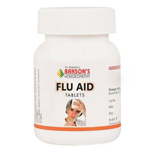 Bakson's Homeopathy Flu Aid Tablets - Distacart