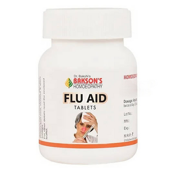 Bakson's Homeopathy Flu Aid Tablets - Distacart