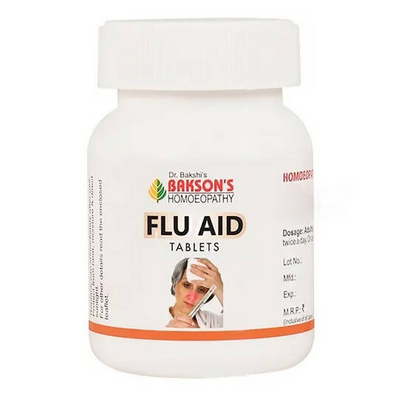 Bakson's Homeopathy Flu Aid Tablets - Distacart