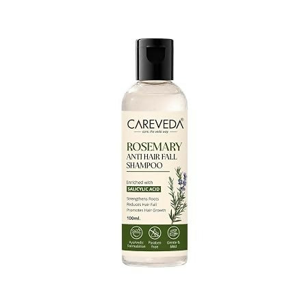 CareVeda Rosemary & Salicylic Acid Hair Growth Shampoo - Scalp Detox & Anti-Hair Fall Formula - Dista