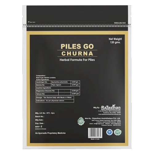 Rajasthan Herbals Piles Go Churna