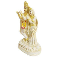 Thumbnail for Fabzone Resin Lord Radha Krishna Statue - Distacart