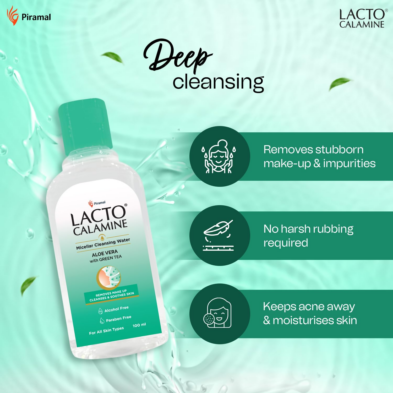 Lacto Calamine Micellar Cleansing Water - Distacart