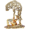 Chhariya Crafts Metal Krishna With Kamdhenu Cow - Distacart