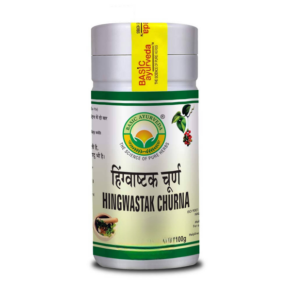Basic Ayurveda Hingwastak Churna - Distacart