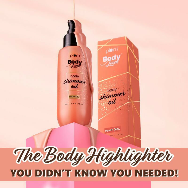 Plum Bodylovin' Body Shimmer Oil - Peach Glow - Distacart