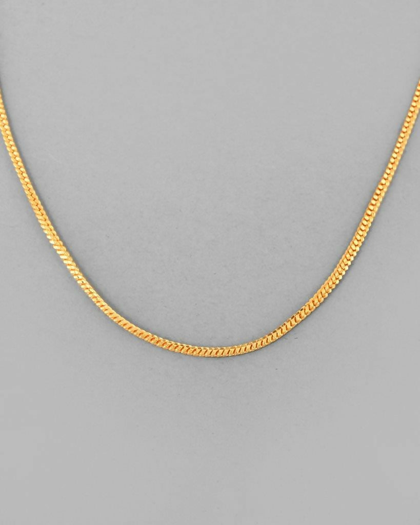 VOJ Gold Plated Snake Chain For Women - Distacart