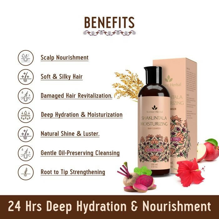 Avimee Herbal Shakuntala Moisturizing Hair Cleanser - Distacart