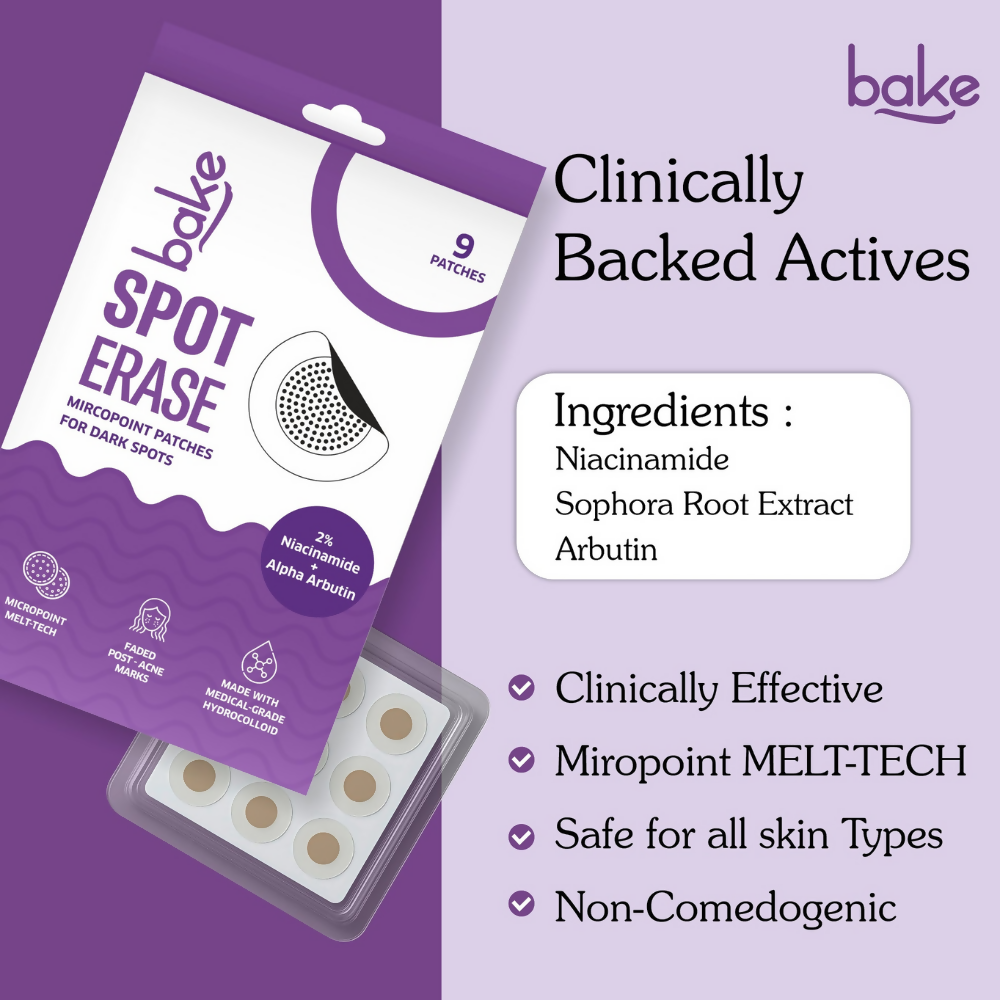 Bake Spot Erase Micropoint Hydrocolloid Patches for Dark Spots