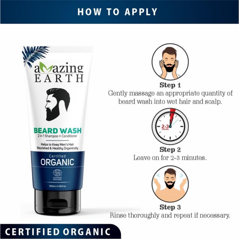 Amazing Earth Beard Serum & Beard Wash - Dista