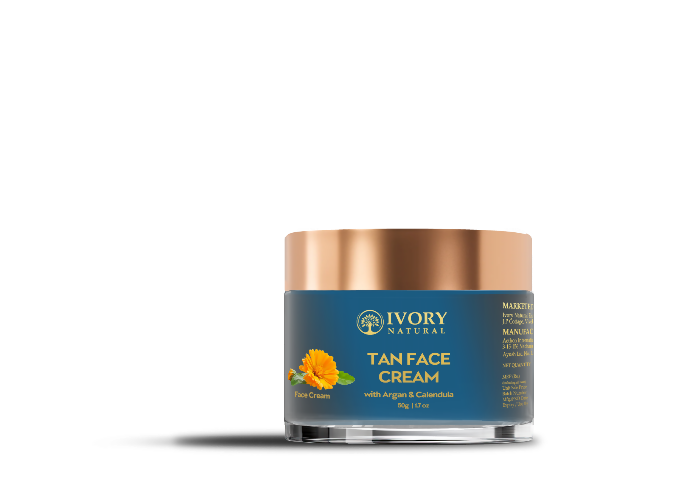Ivory Natural Tan Face Cream For Sun Tan Protection - Distacart