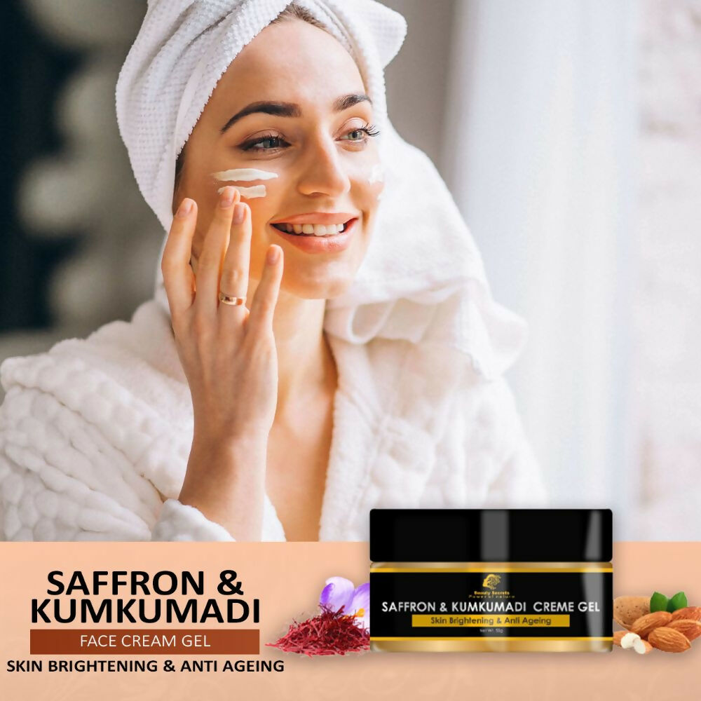 Beauty Secrets Saffron & Kumkumadi Face Cream Gel - Distacart