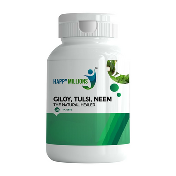 HappyMillions Giloy Tulsi Neem Tablets - Distacart