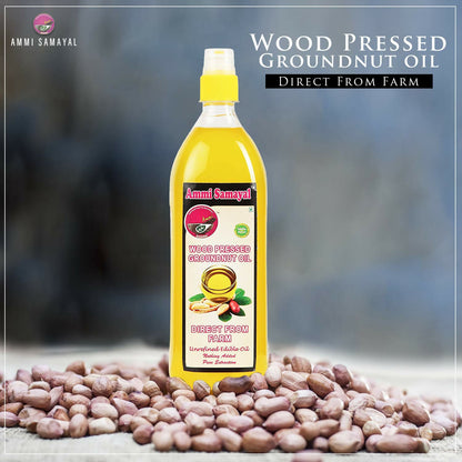 Ammi Samayal Wood Pressed Groundnut Oil - Distacart