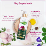 Thumbnail for VI-JOHN Prakritik Red Onion & Castor Oil Shampoo Helps with Hair Fall & Re-Growth 100% Bio Actives