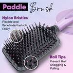 Thumbnail for Vega Paddle Hair Brush with Cleaning Comb - Dista