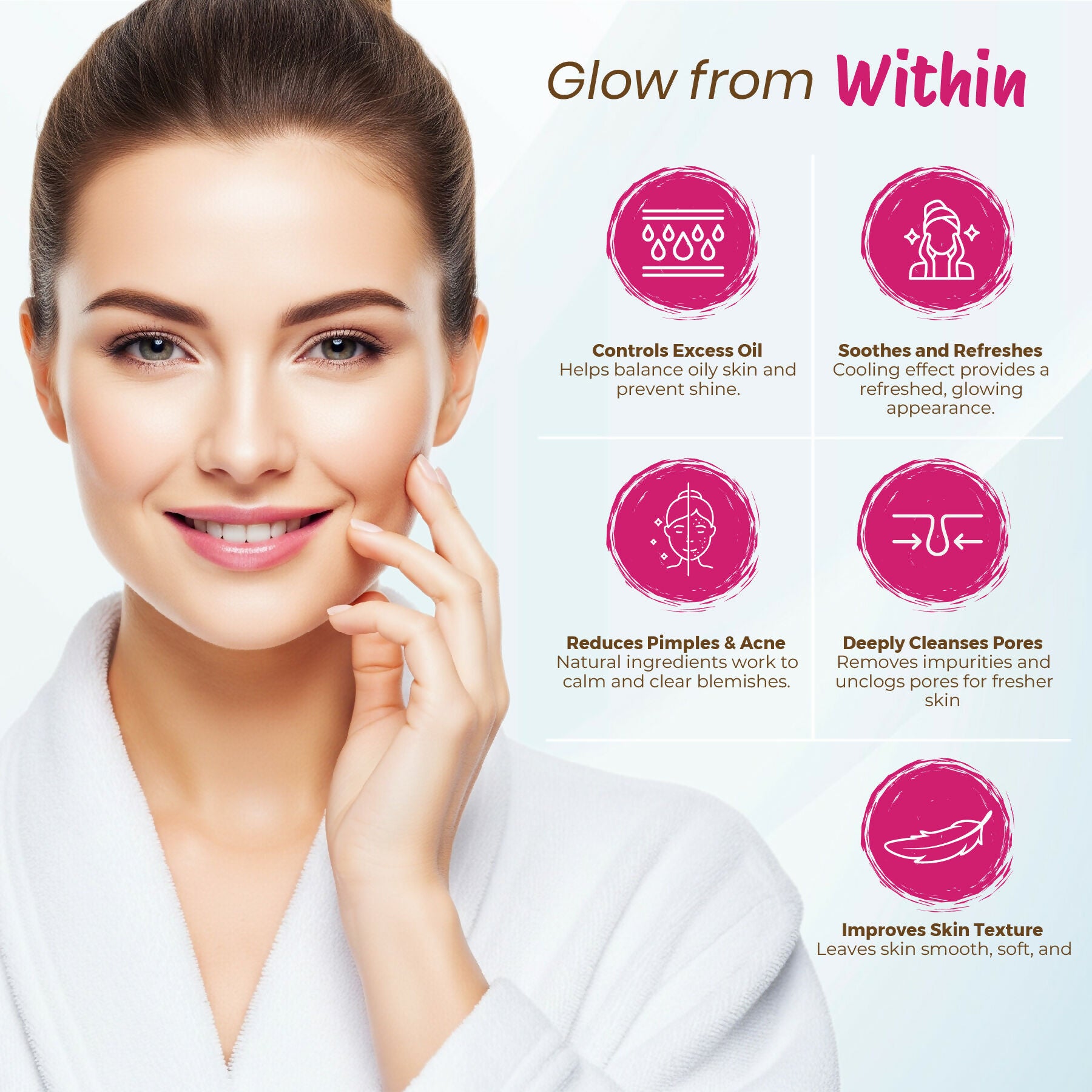 Nisha Rose Multani Mitti for Face | Skin Brightening Face Pack - Distacart