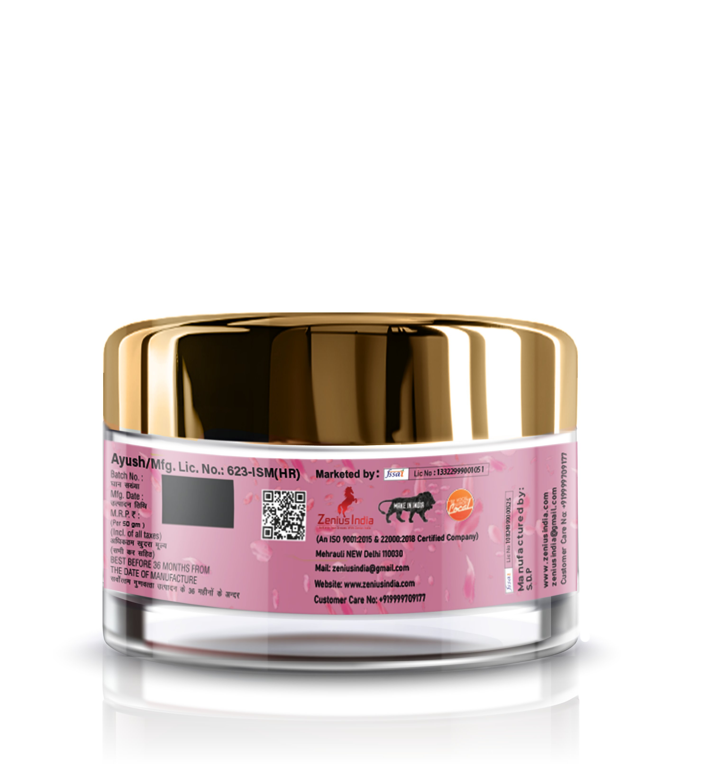 Zenius U-Eye Whitening Cream for Reduce Dark Circle and Even Skin Tone - Dista