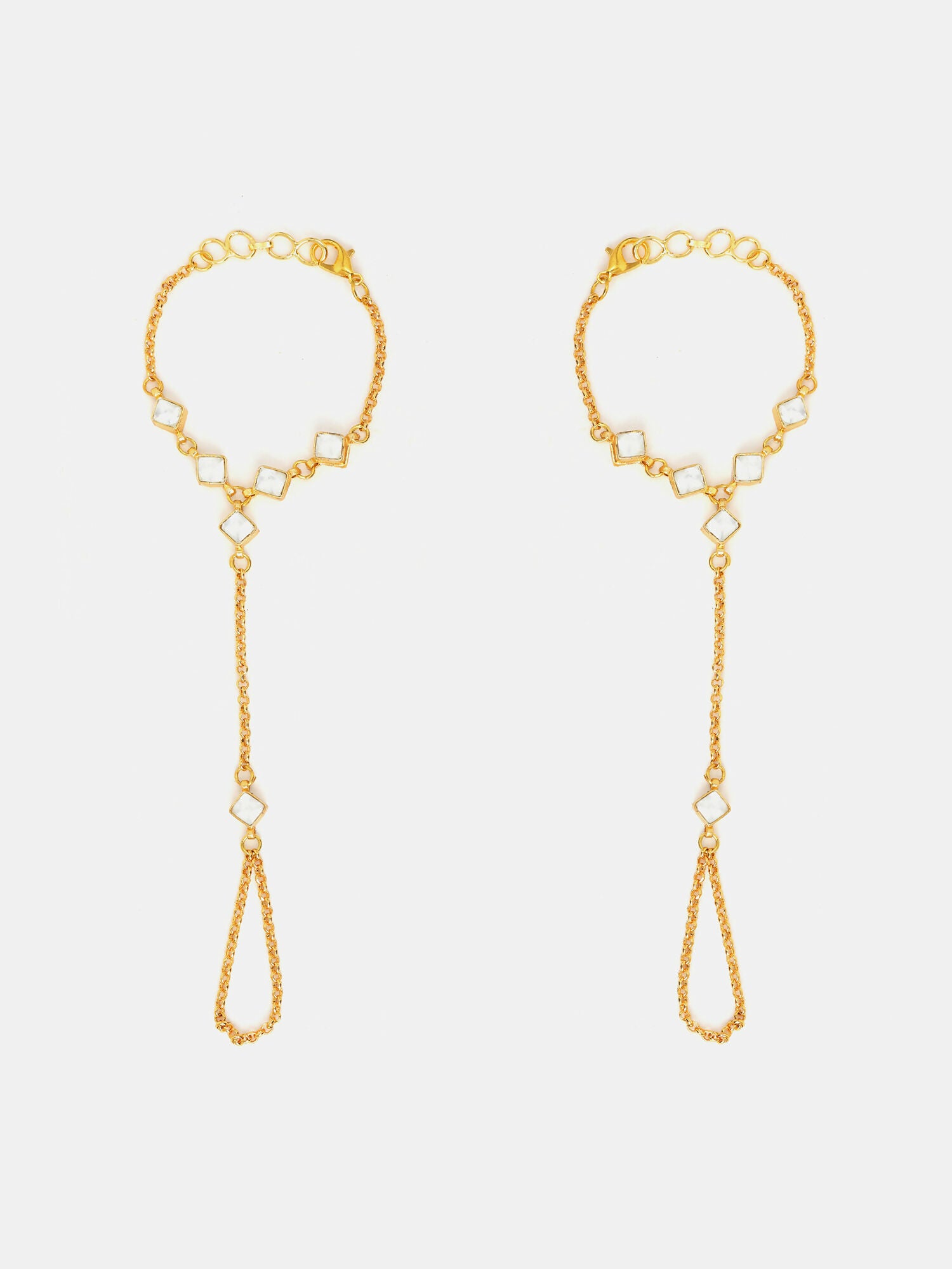 Ruby Raang Kundan Haath Phool