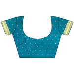 Thumbnail for Joban Fashion Sky Blue Banarasi Soft Silk Woven Saree