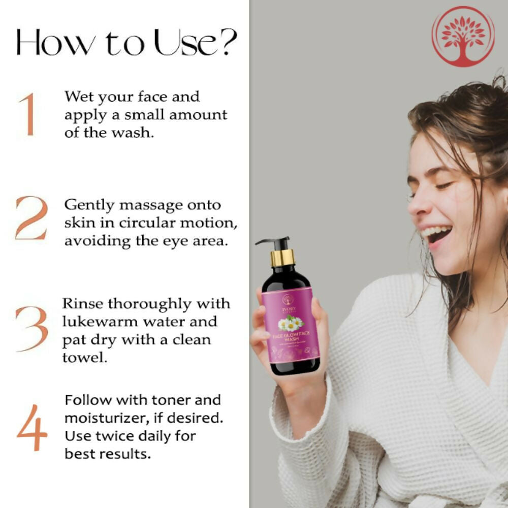 Ivory Natural Face Glow Face Wash For A Luminous, Radiant Complexion - Distacart