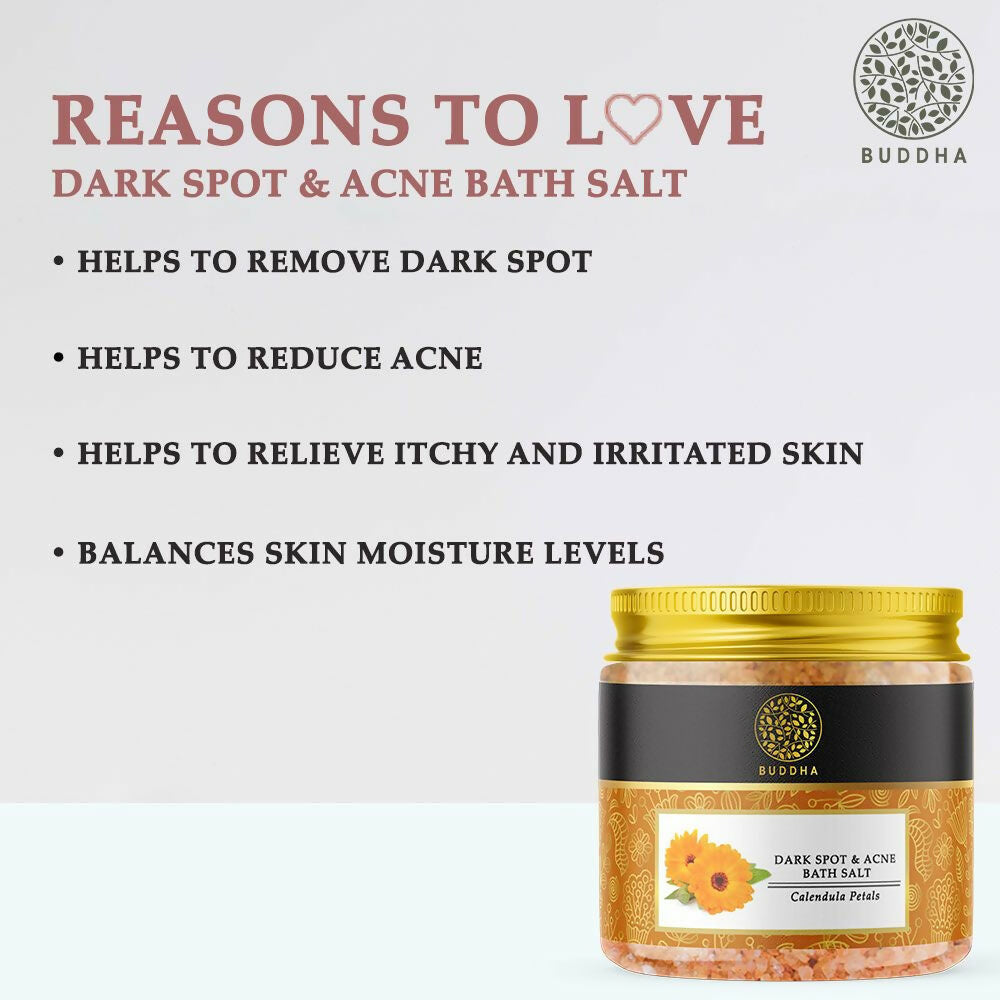 Buddha Natural Dark Spots & Acne Bath Salt - Distacart