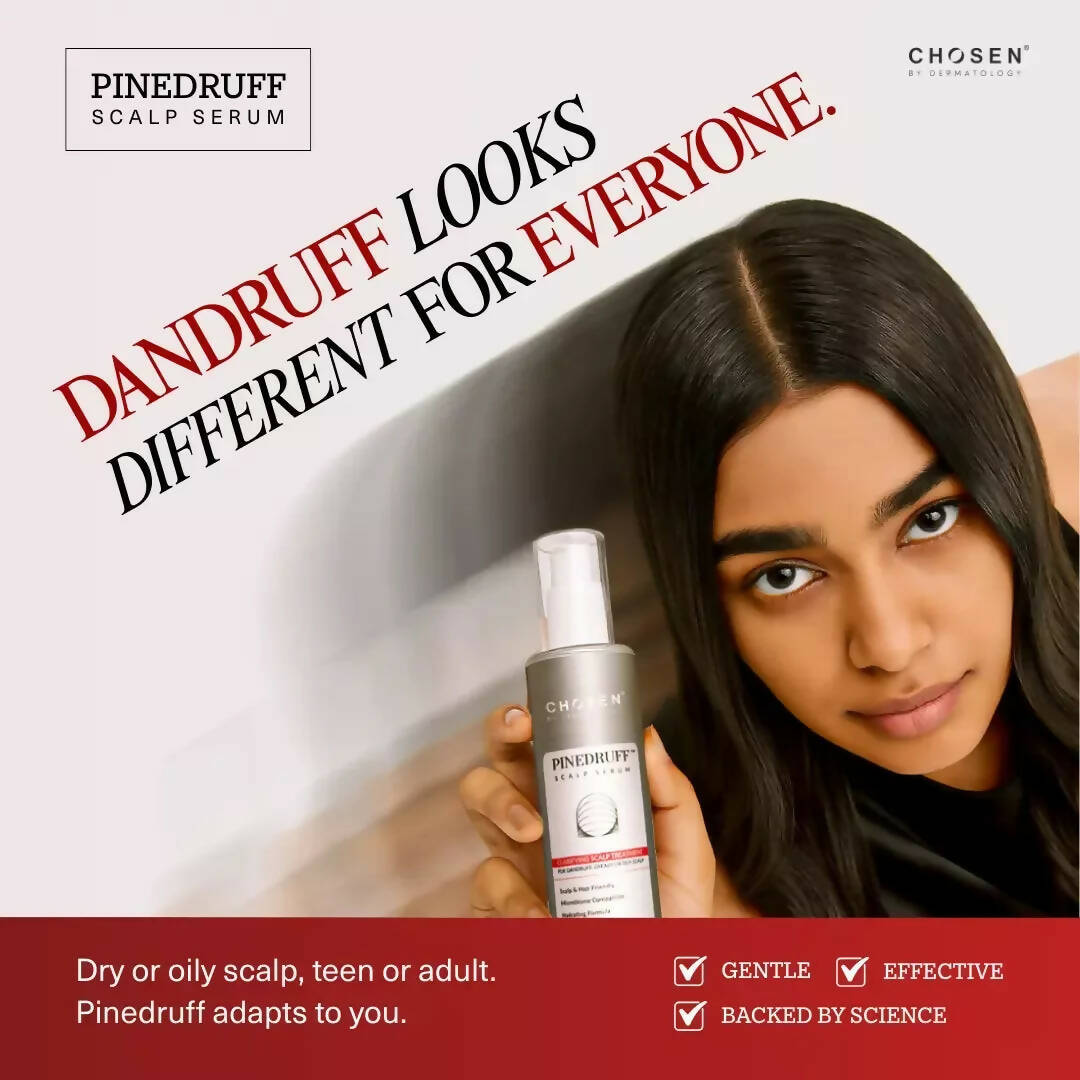 Chosen Pinedruff Scalp Serum Best Dandruff Control Treatment Solution With Pycnogenol - Distacart