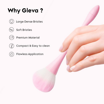 Gleva Ultimate Blend Makeup Brush - Pink White - Distacart